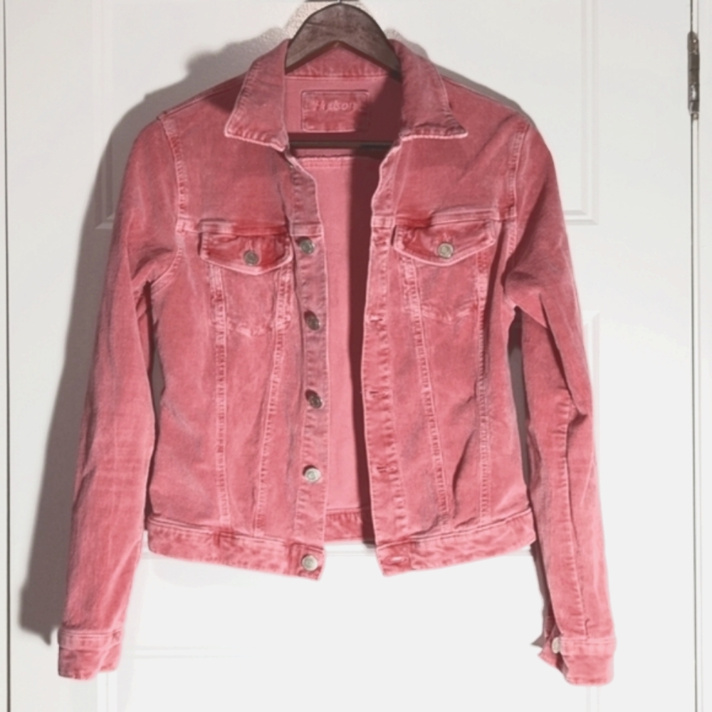 Hudson Pink Corduroy Jacket